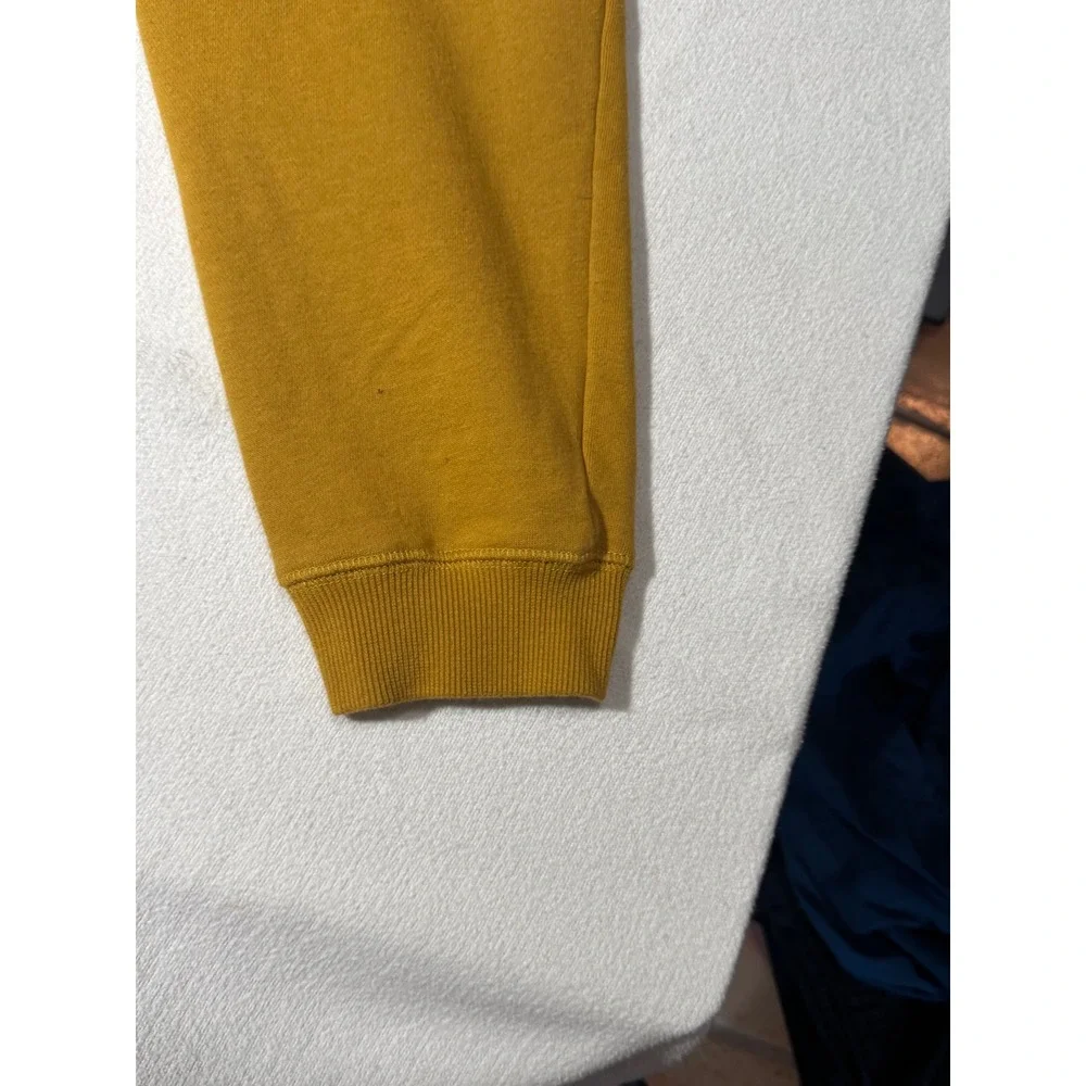 True Religion Mens Mustard Yellow Horseshoe Logo Jogger Sweatpants